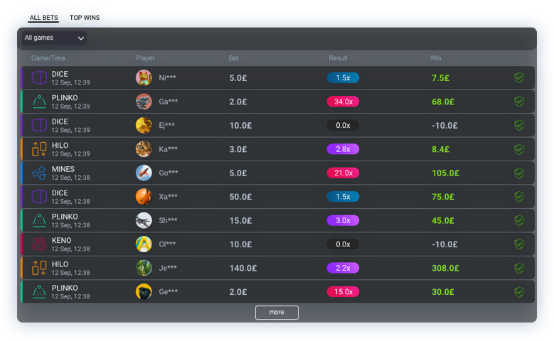 Live bets